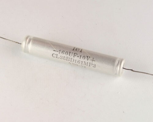CL35BD161MP3 IEI CAPACITOR 160UF 10V TANTALUM FOIL AXIAL
