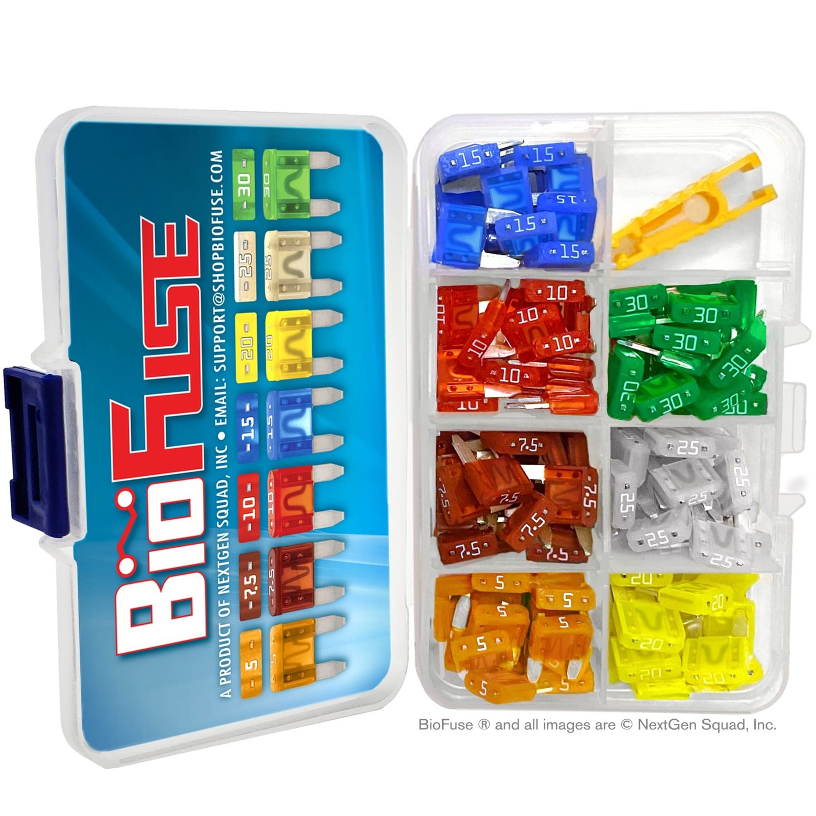 Mini APM ATM 120 Piece Automotive Commercial Car Fuse Assortment (1… Fast Ship