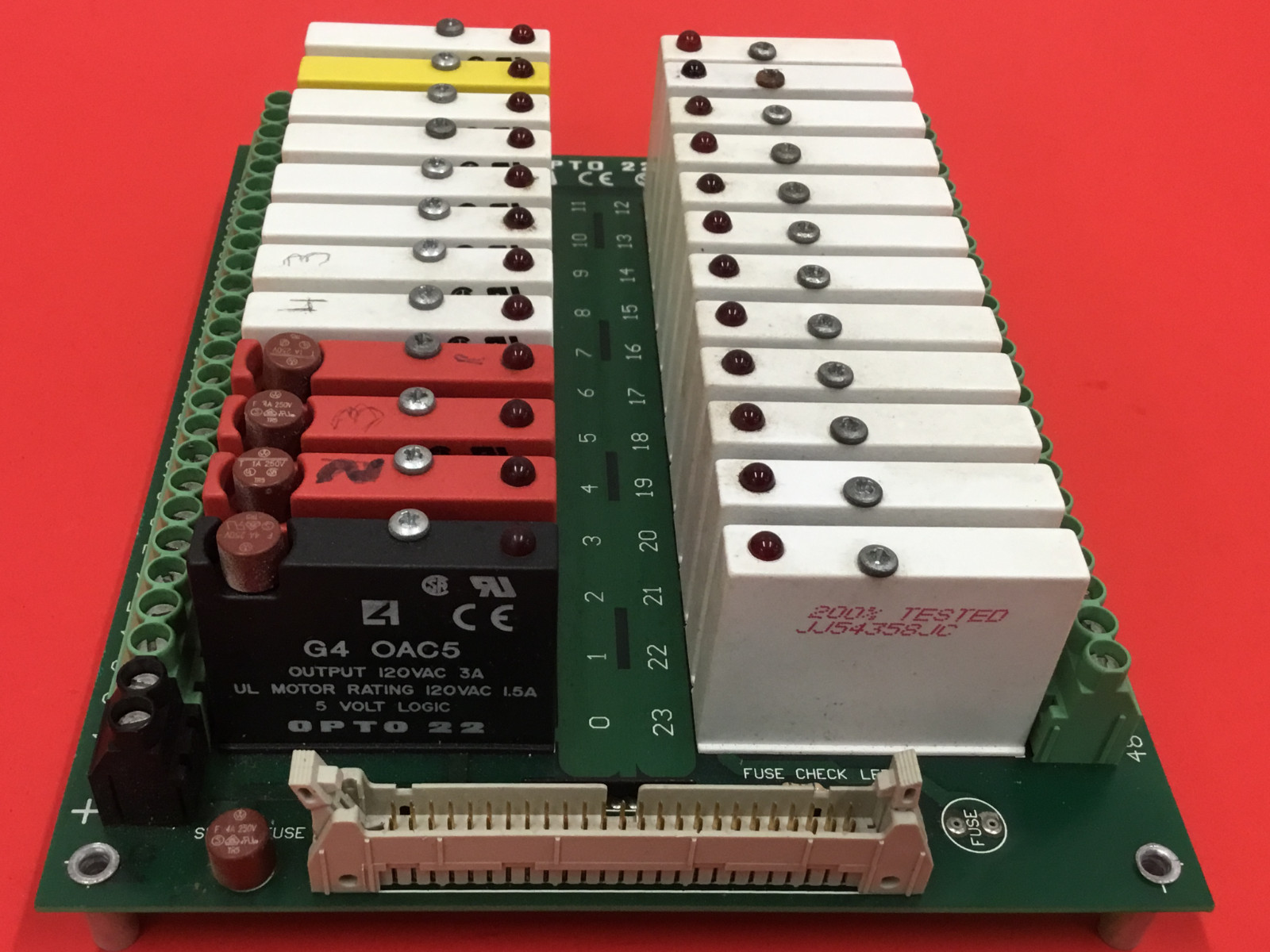 OPTO 22 – P/N: G4PB24 – Circuit Board – w/ Input Modules