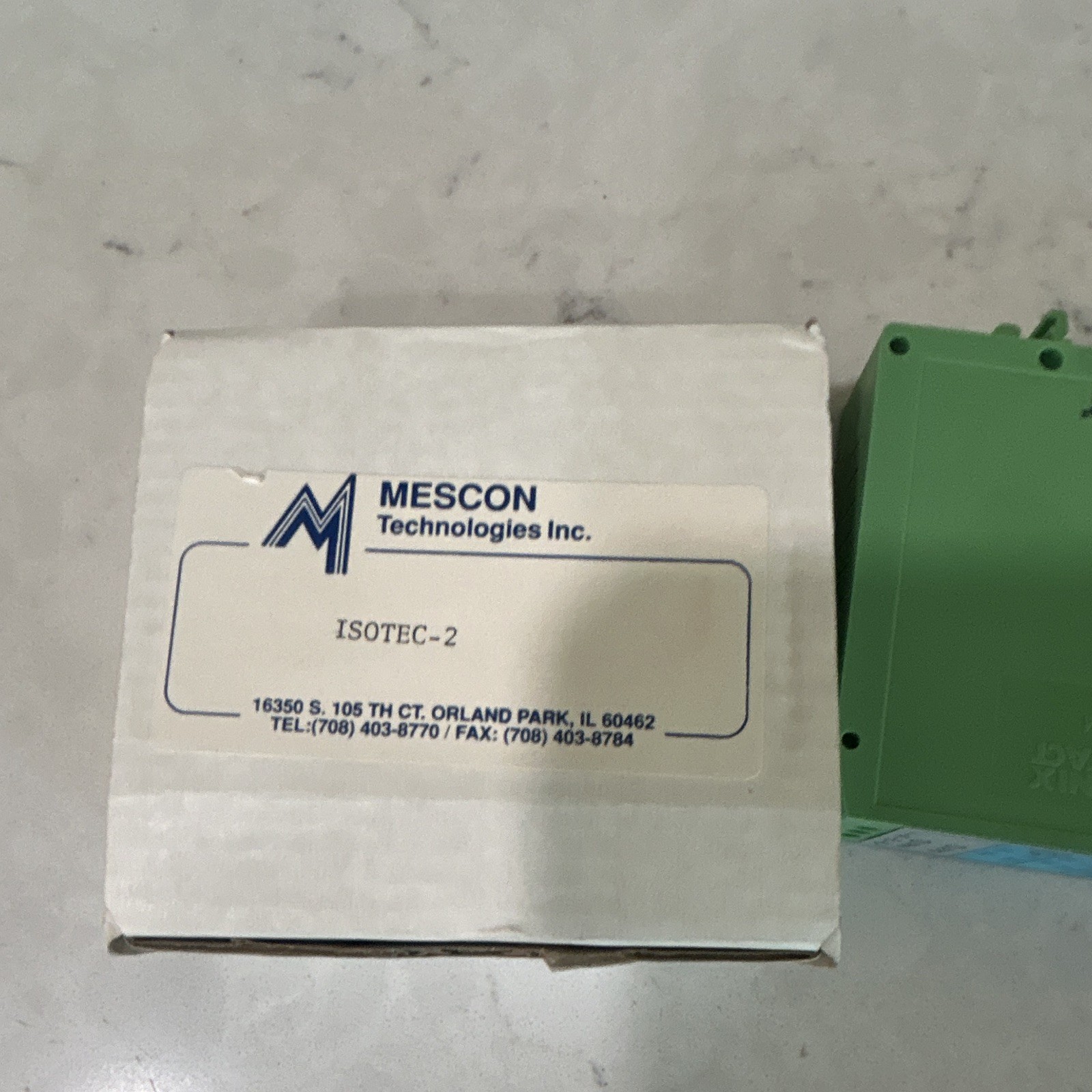 NEW MESCON ISOTEC-2 DIN Rail Signal Isolator 4-20mA to 4-20mA Phoenix Contact
