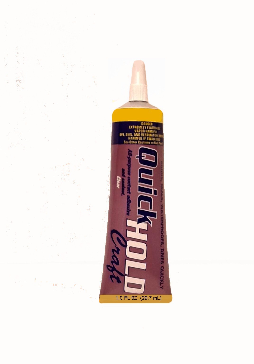 QuicK Hold Craft 1.0 FL. oz ~ ( 1 tube ) FAST Drying ~ All Purpose Glue ~ Clear