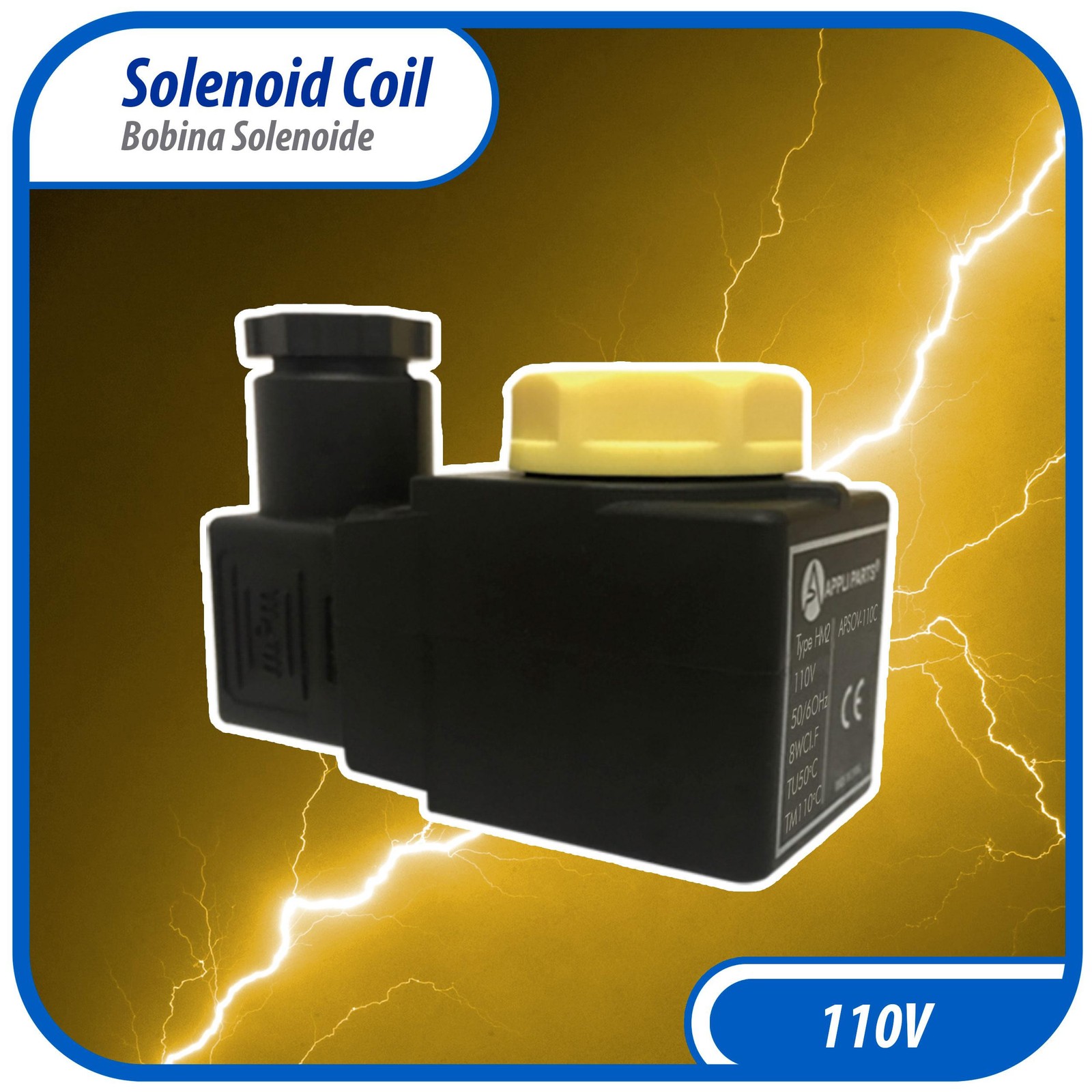 Appli Parts APSOV-110C 110 V, 50/60 Hz Solenoid Valve Coil