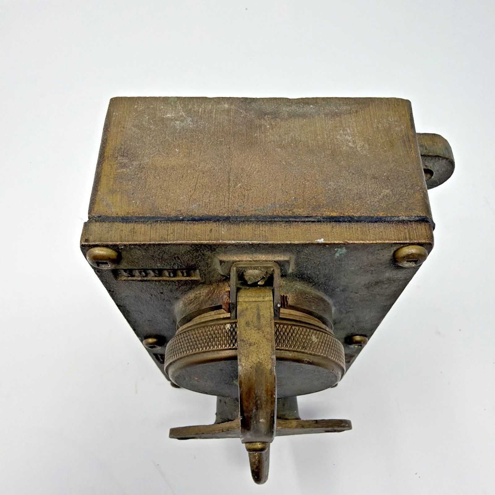 Vintage KONDU Bronze Watertight Surface Mount Rotary Switch Box Marine