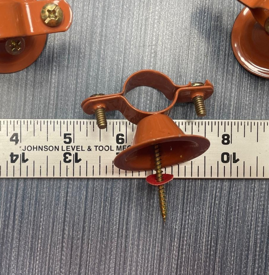 25 x VH0075CP Bell Van Hanger 3/4 in Pipe/Tube Carbon Steel Copper Epoxy Coated