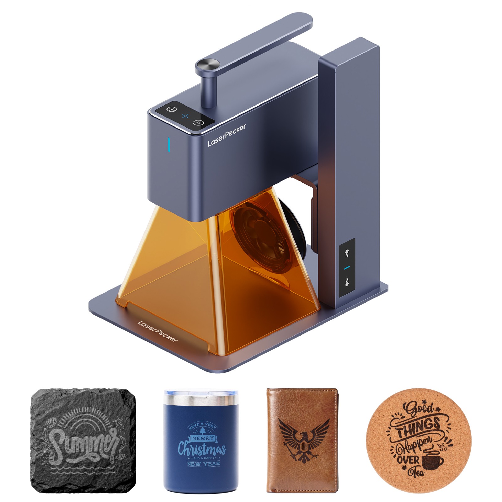Refurbished LaserPecker LP2 Handheld Laser Engraver Basic Set Wood Leather DIY