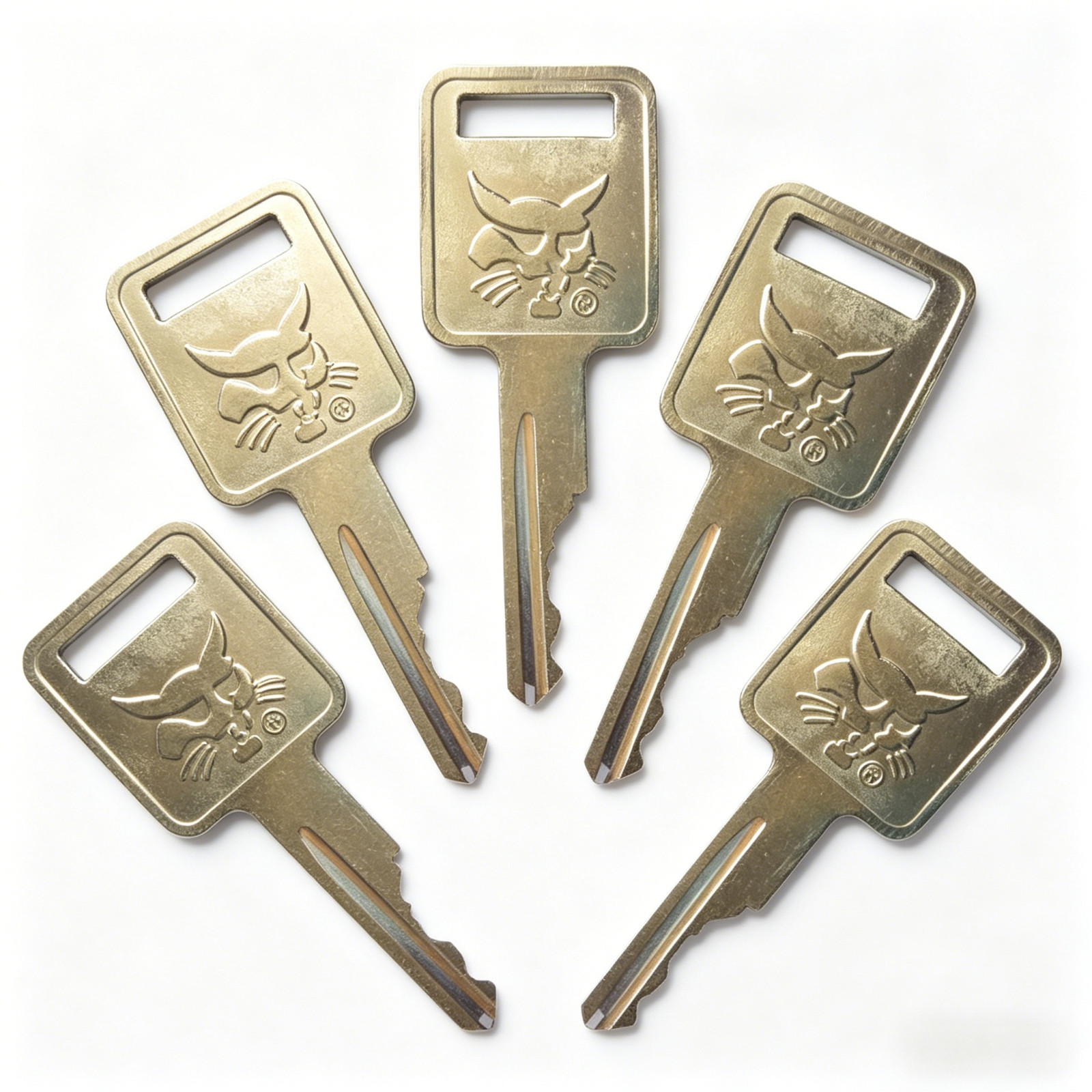 5pcs Bobcat Ignition Key Fits Skid Steer Loaders and Mini Excavators 6693241