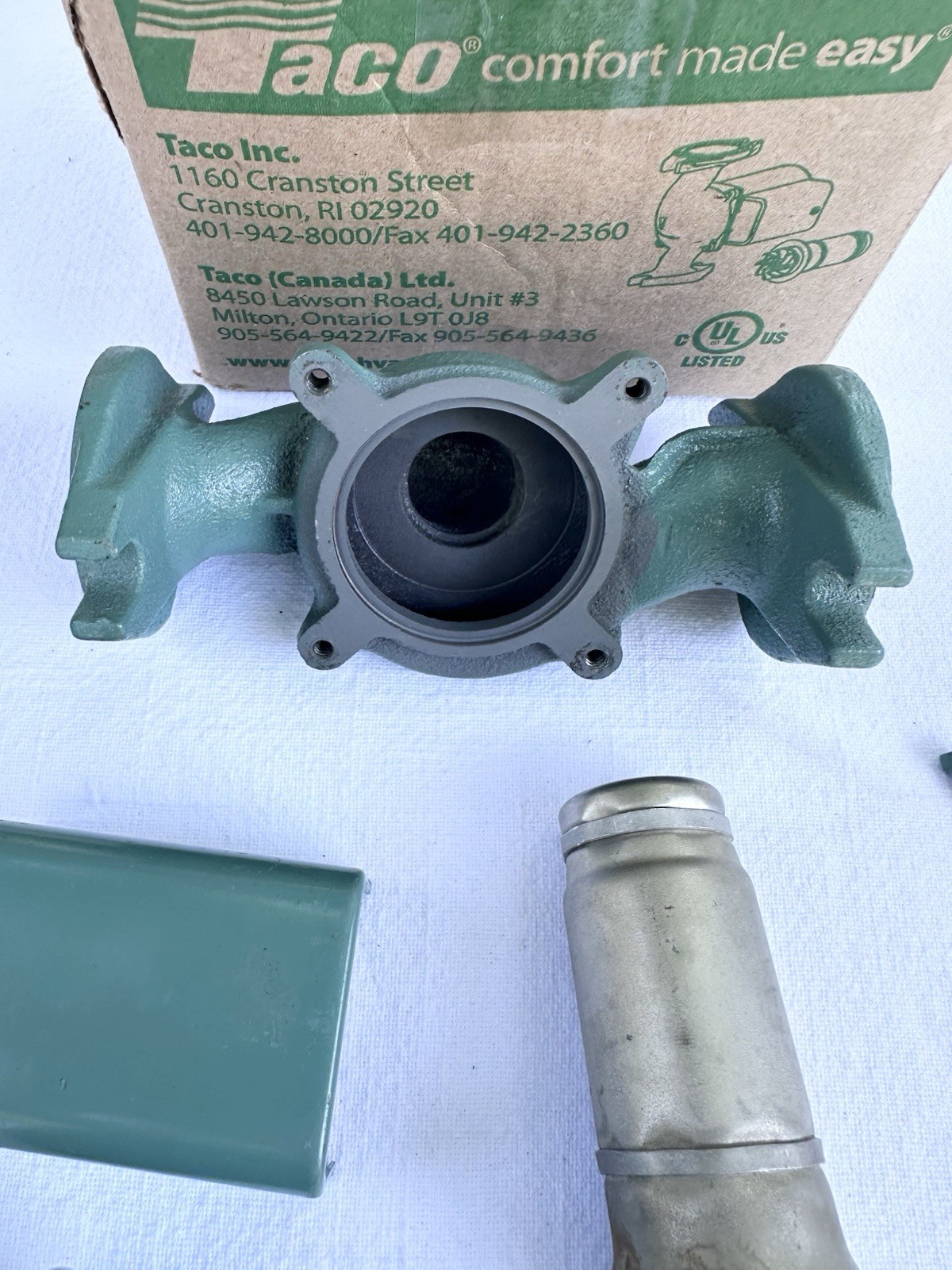 Taco 007-F5 Cast Iron Circulator, 1/25 HP Open Box Missing 1 Screw- See Photos