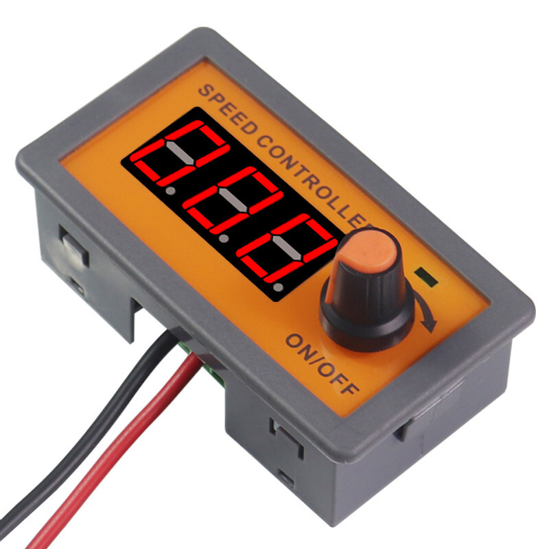 PWM DC 5-30V 5A Brushless Motor Fan Speed Controller Switch Digital Display