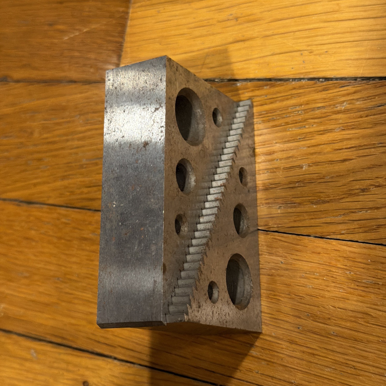 Industrial Step Blocks Set 2 Pc 3.5” Base Used Nice