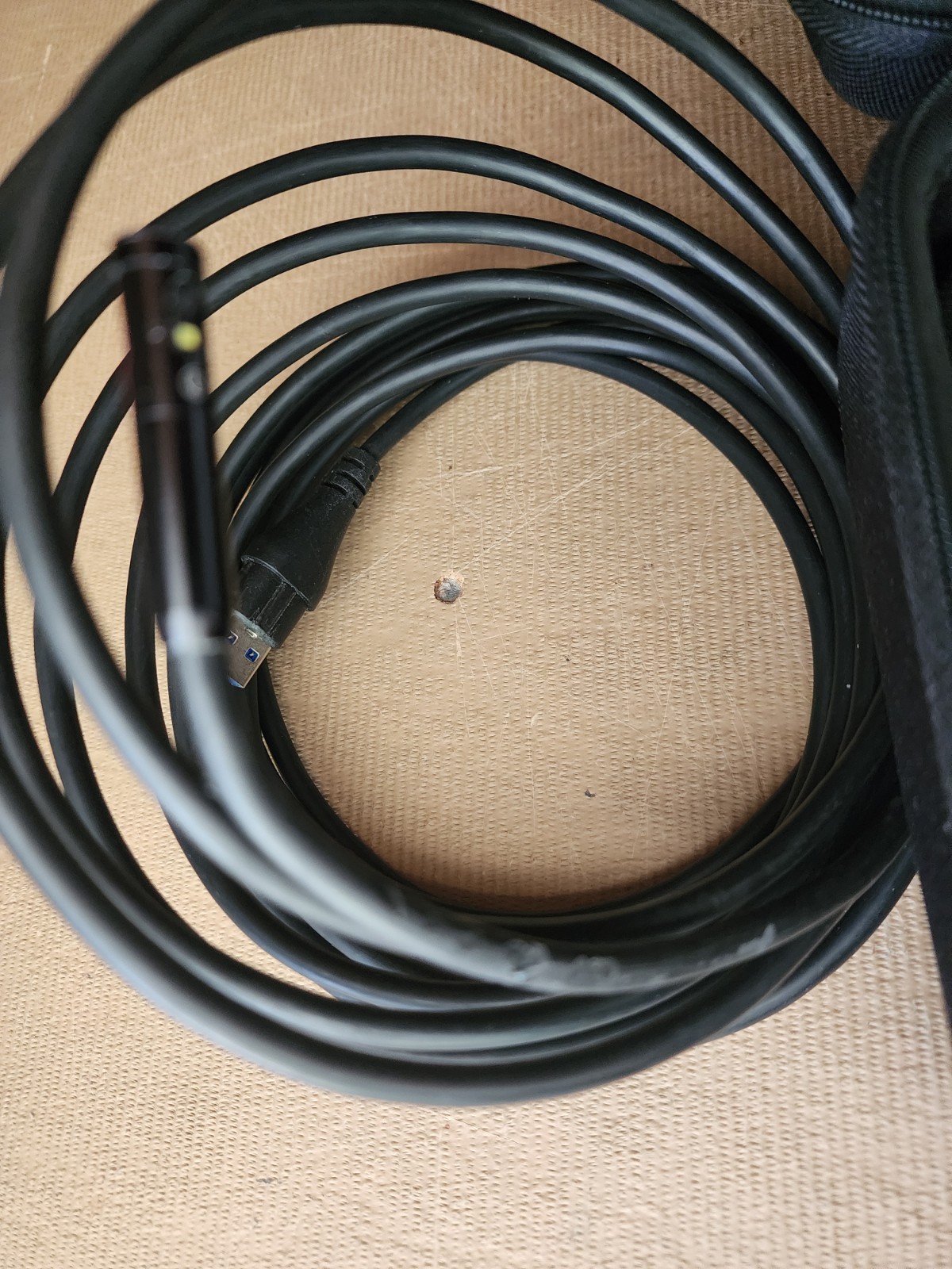 Triple Lens Inspection Camera 5″ IPS Screen Endoscope Camera with Light