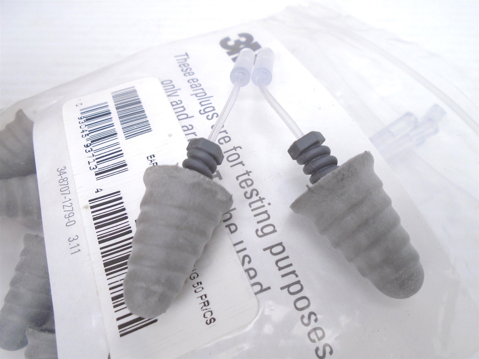 (50 Pair) 3M – 393-2012-50 – E-A-Rfit SKULL SCREWS Test PLUGS – (NEW in CASE)