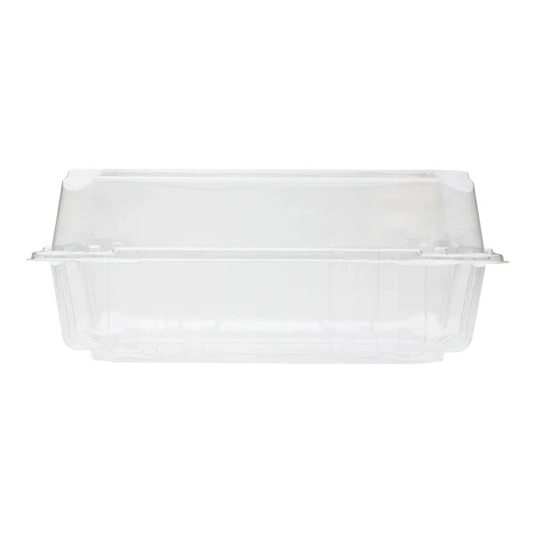 Karat 8”x8” PET Plastic Hinged Containers – 250 ct, FP-HC88PET-1C
