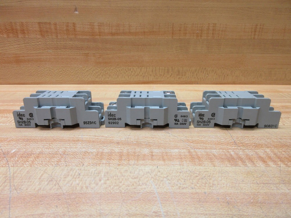IDEC SH2B-05 Relay Socket SH2B05 (Pack of 3)