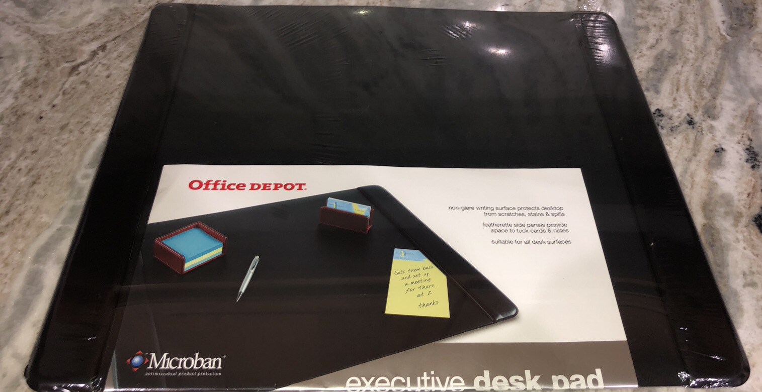 Office Depot Microban 19 In X 24 In Padded Executive Desk Pad-NEW-SHIP N 24 HRS