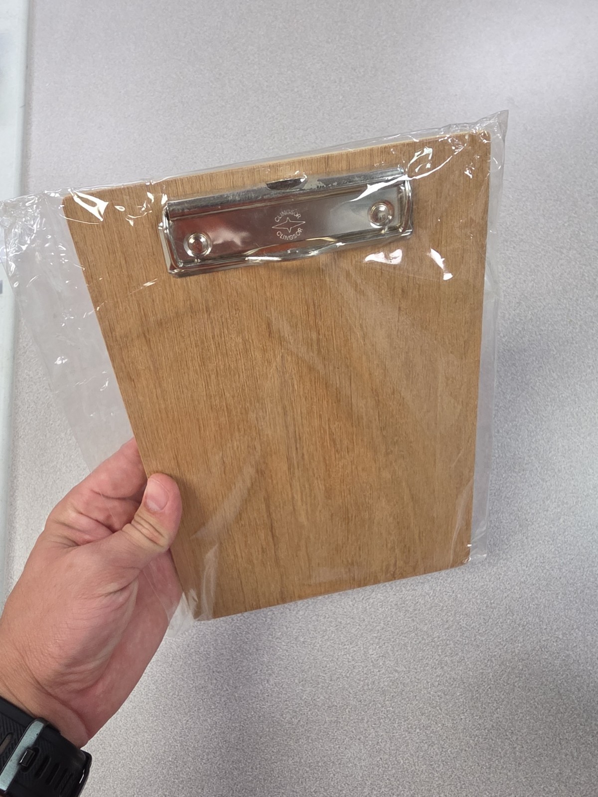 9.45×6.50″ ClipBoard Made Of Real Wood. Imported From Colombia! High Quality!