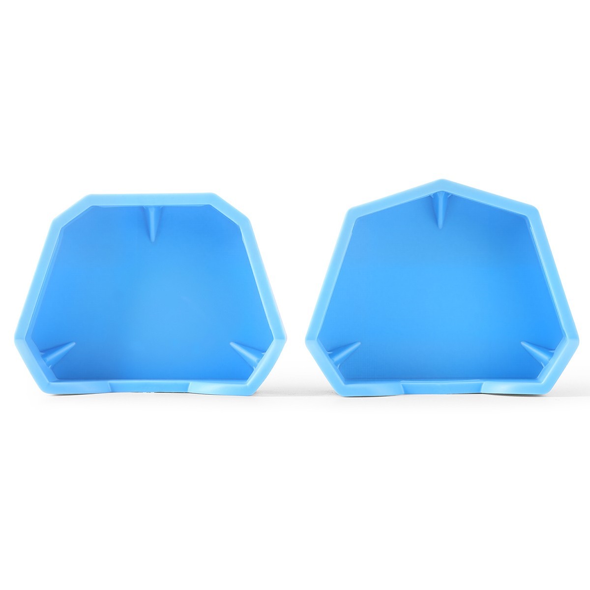 6pcs/set Dental Silicone Rubber Lab Plaster Model Former Base Molds Tool Tray