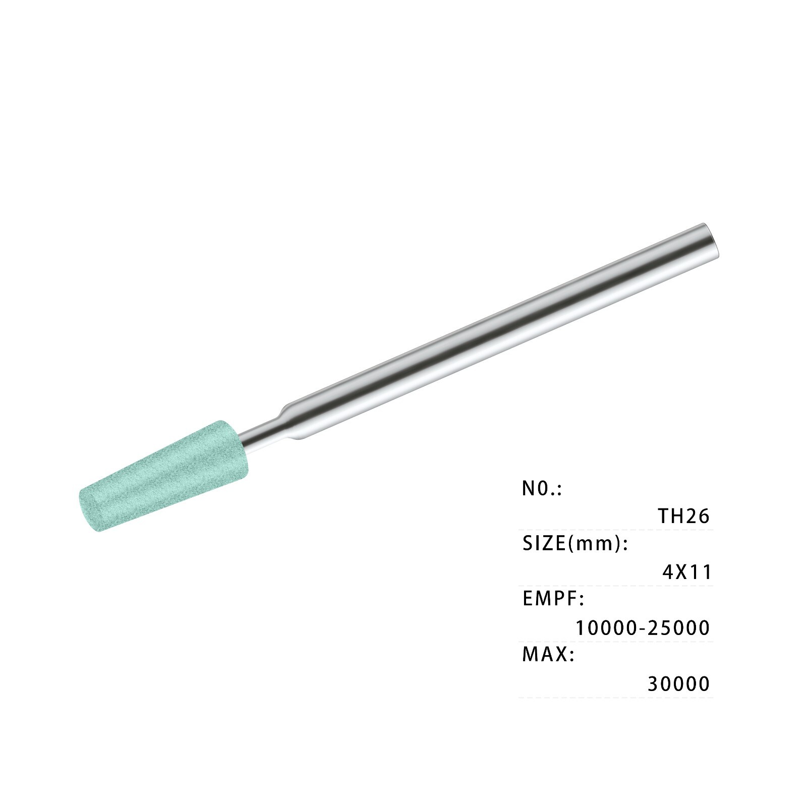 Greenstone Dental Lab Grinding Stone mid coarse 4X11 TH26