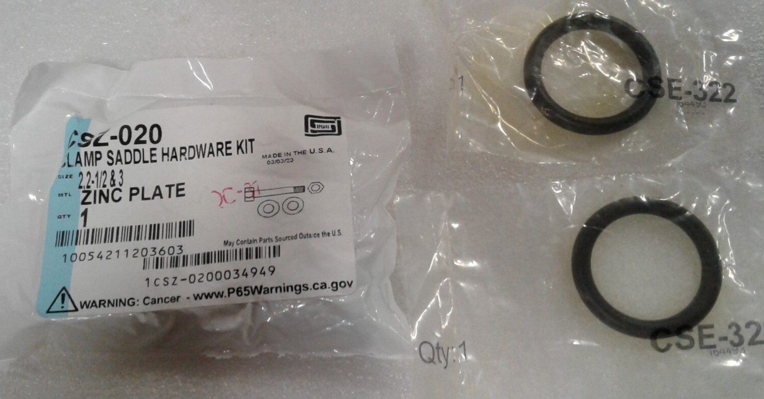 Spears 868-335 SDL DBLE Outlet SOC EPDM/Zinc Hardware 3″ x 1″ – New