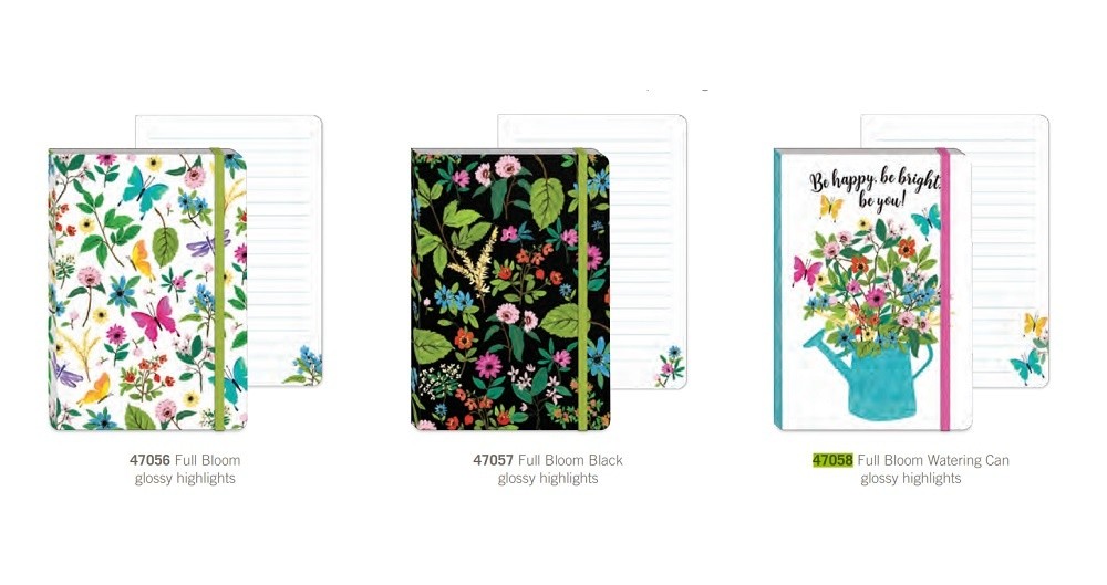 Punch Studio E2 Full Bloom Watering Can 200pg 4.5×6.5” Softcover Notebook 47058