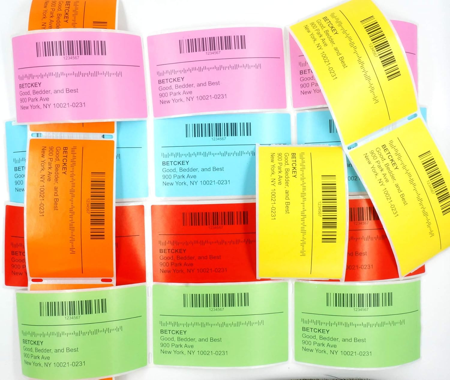 – 1″ X 0.5″ Small Labels Compatible with Zebra & Rollo Label Printer