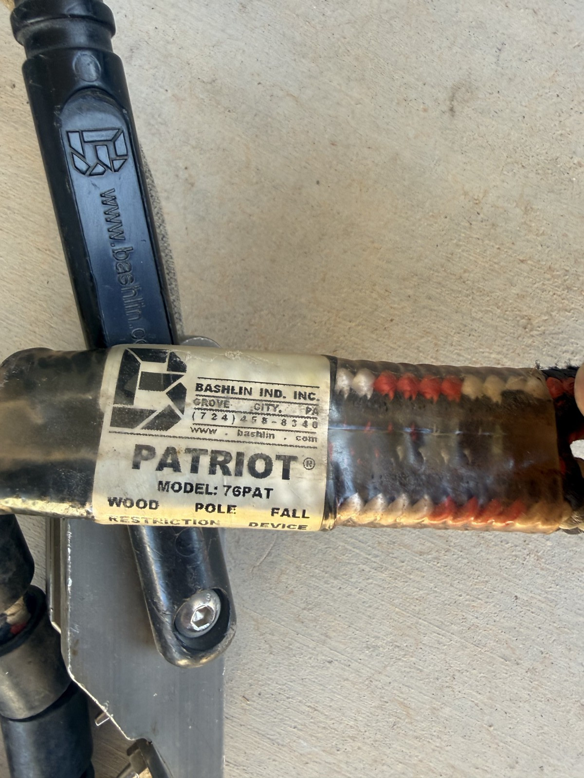 Bashlin Patriot Wood Pole Fall Restraint Device 76PAT