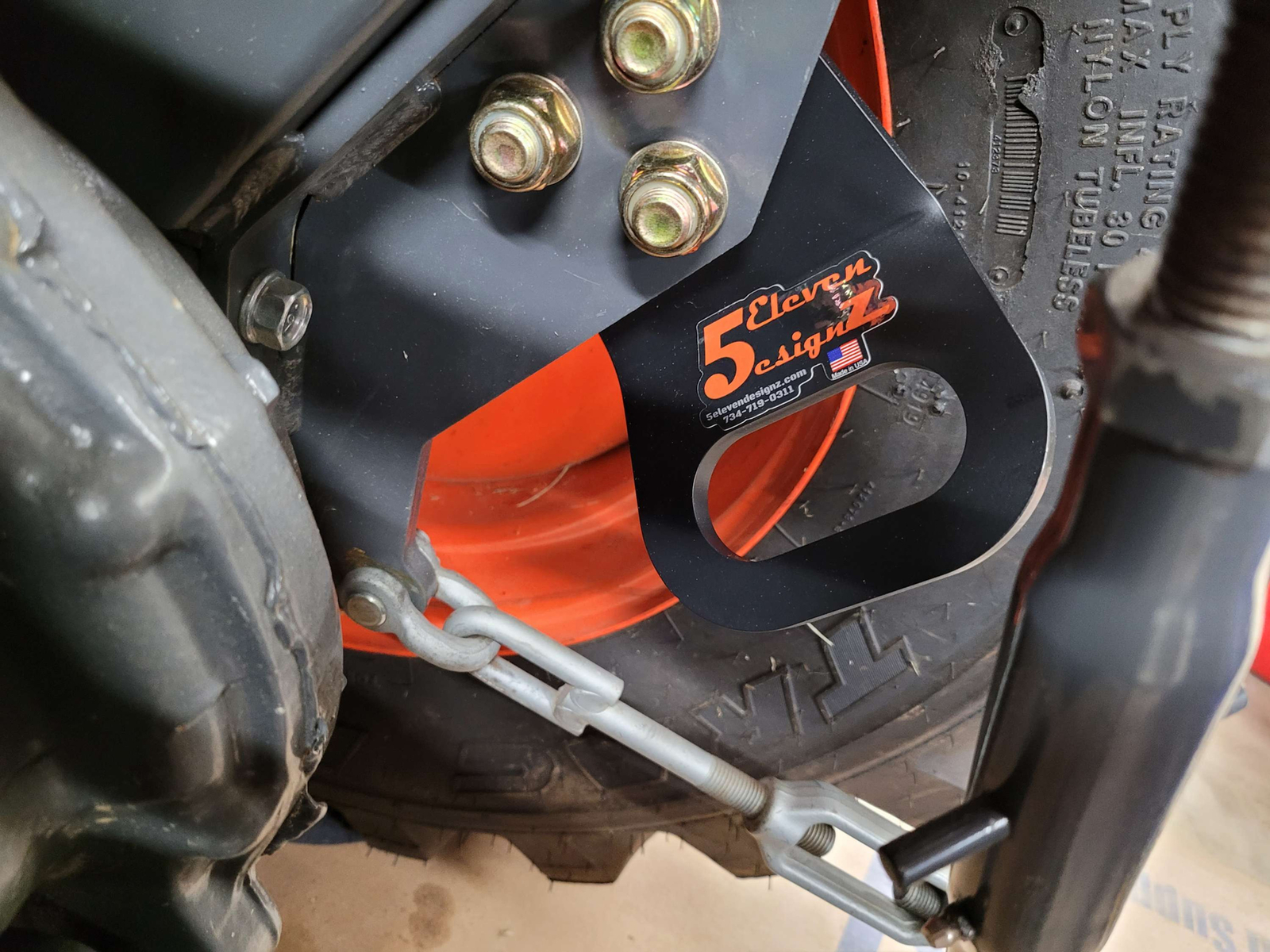 Kubota Rear Tie Down Loops TDKU002