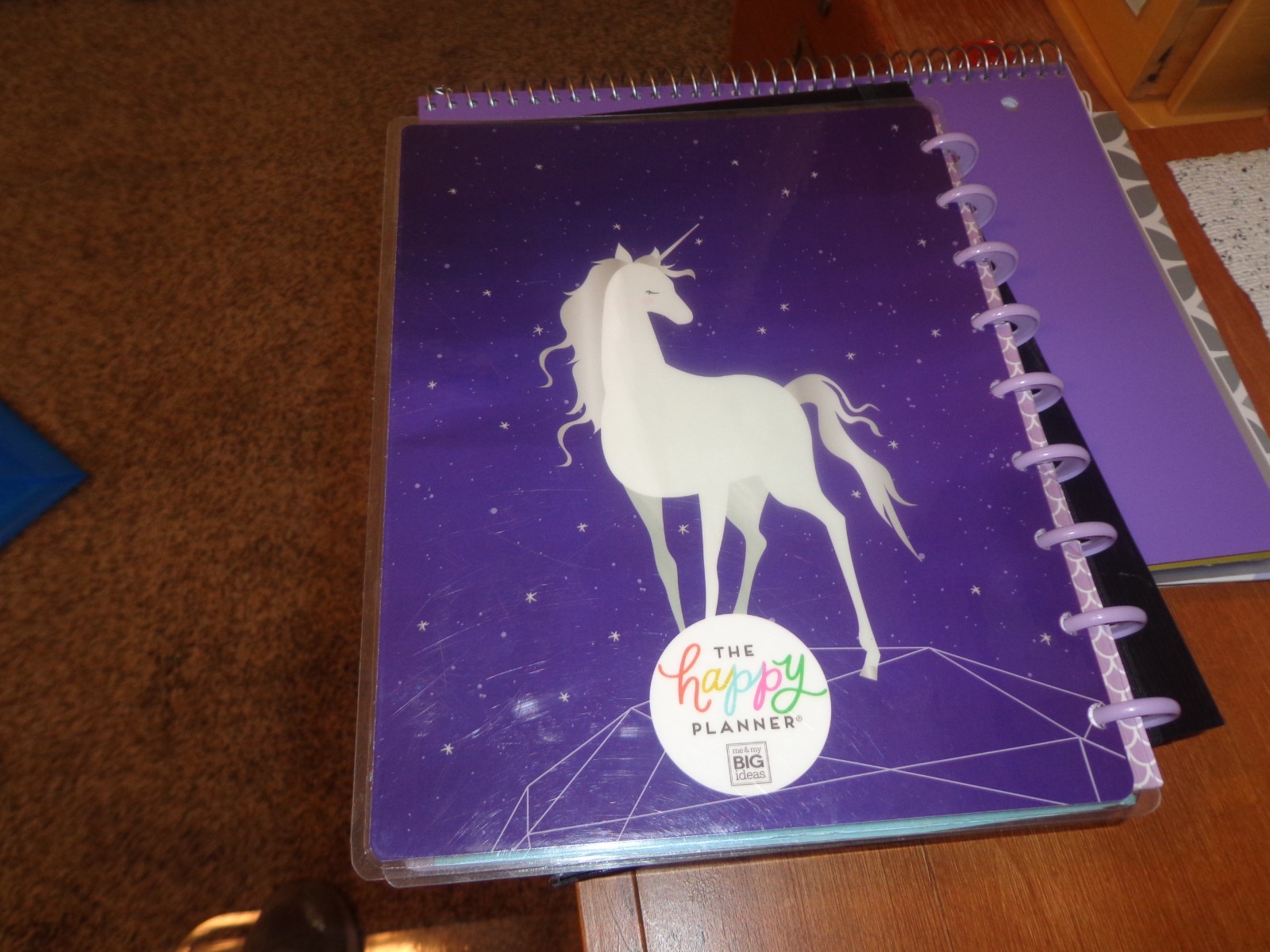 The happy planner Unicorn Collection! dot grid paper Notebook. Journal/Tabbed