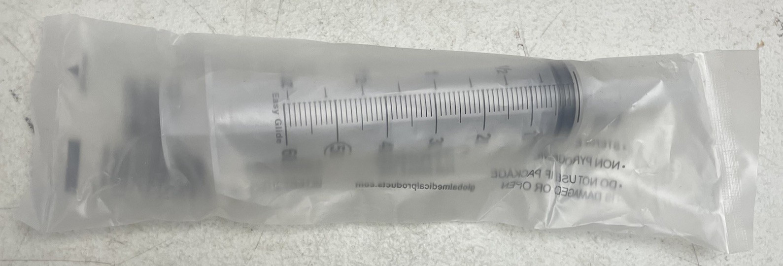 Global Easy Glide Syringe 60ml/cc Sterile Single Use Catheter Tip Qty.5 – New