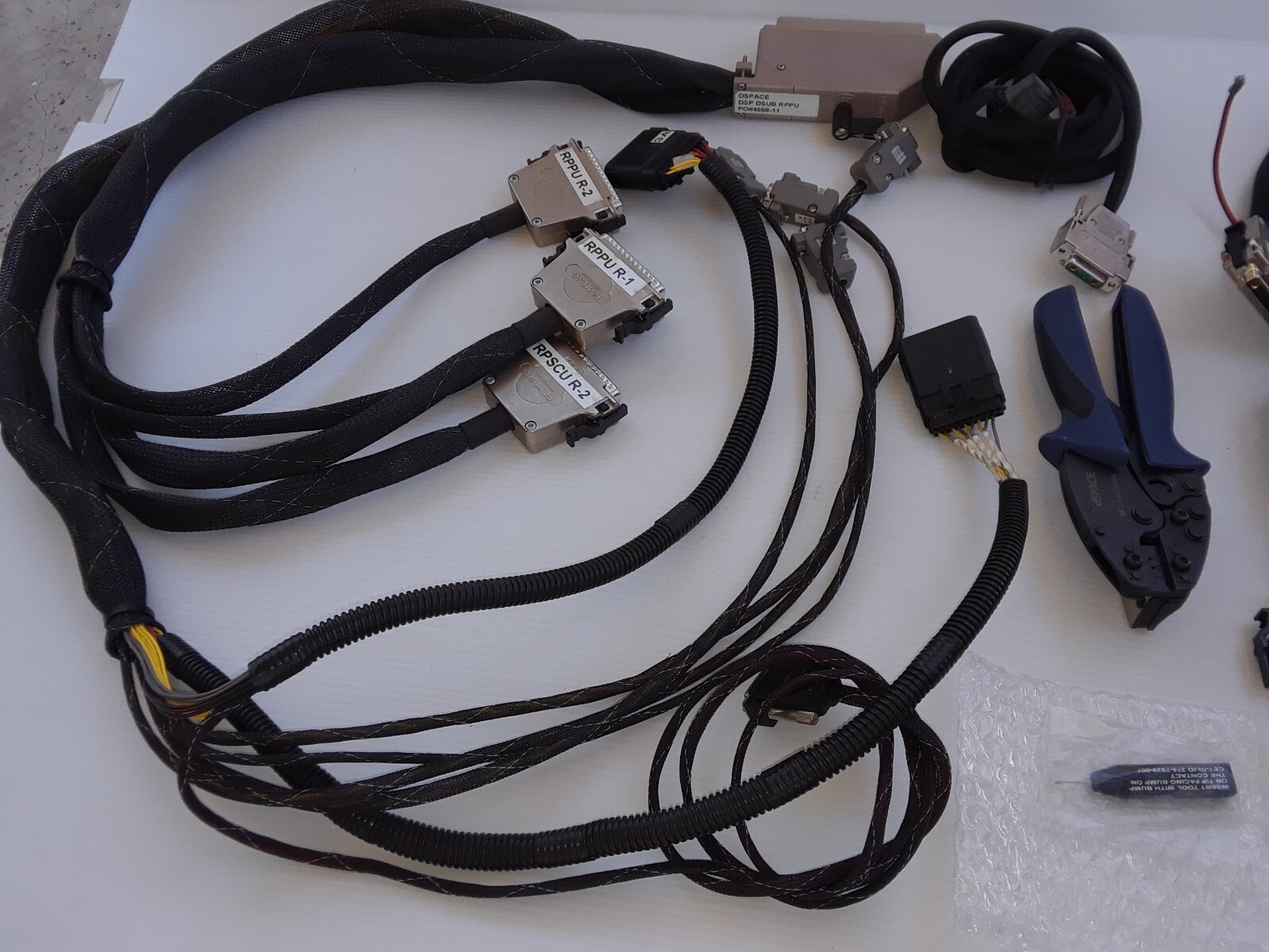 dspace Pro Power Units (2) RP:002400 + DSP DSUB RPPU + Cables + Crimp Tool