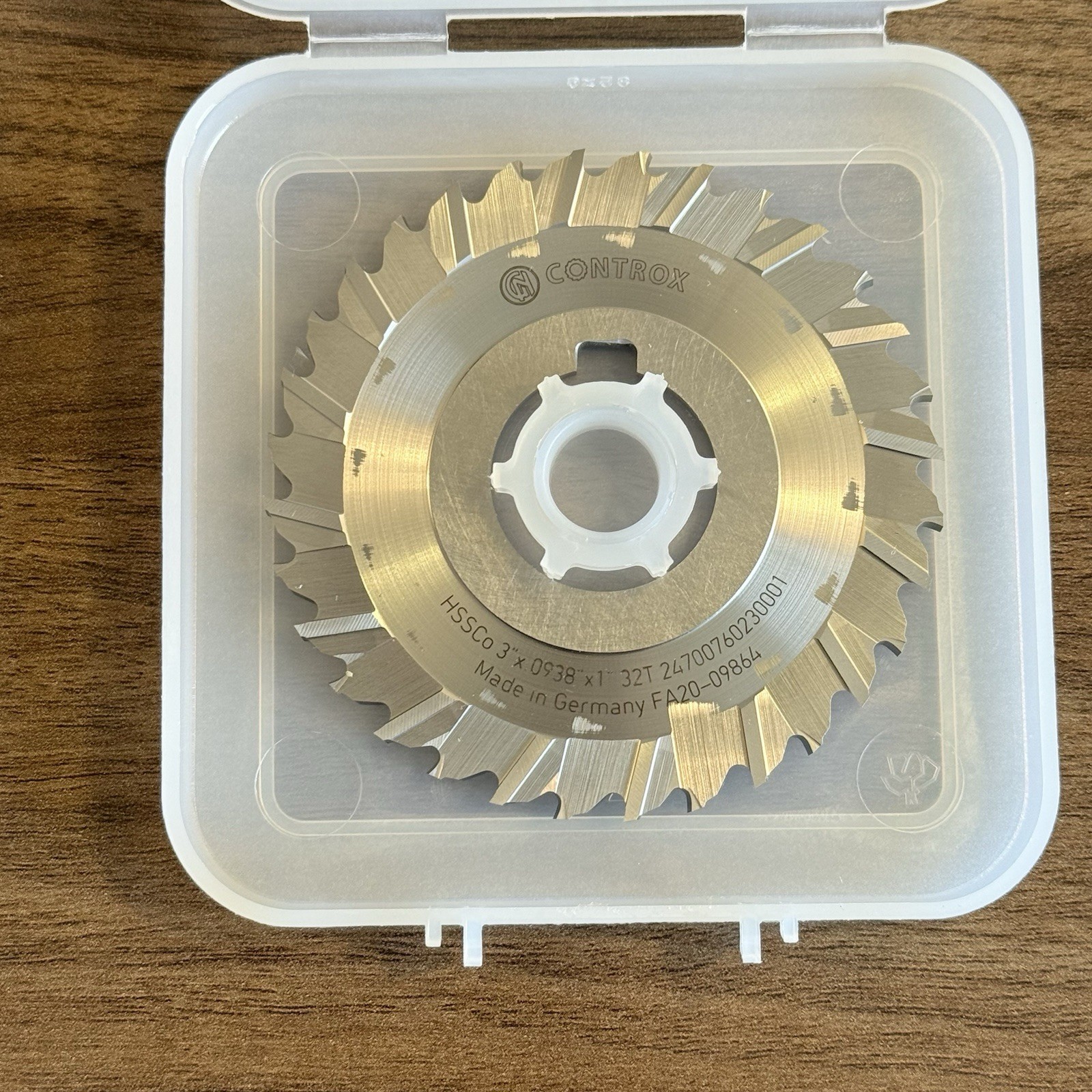 New Controx Cobalt 3″x.0938″ Side Milling Cutter 1″ Arbor 244430