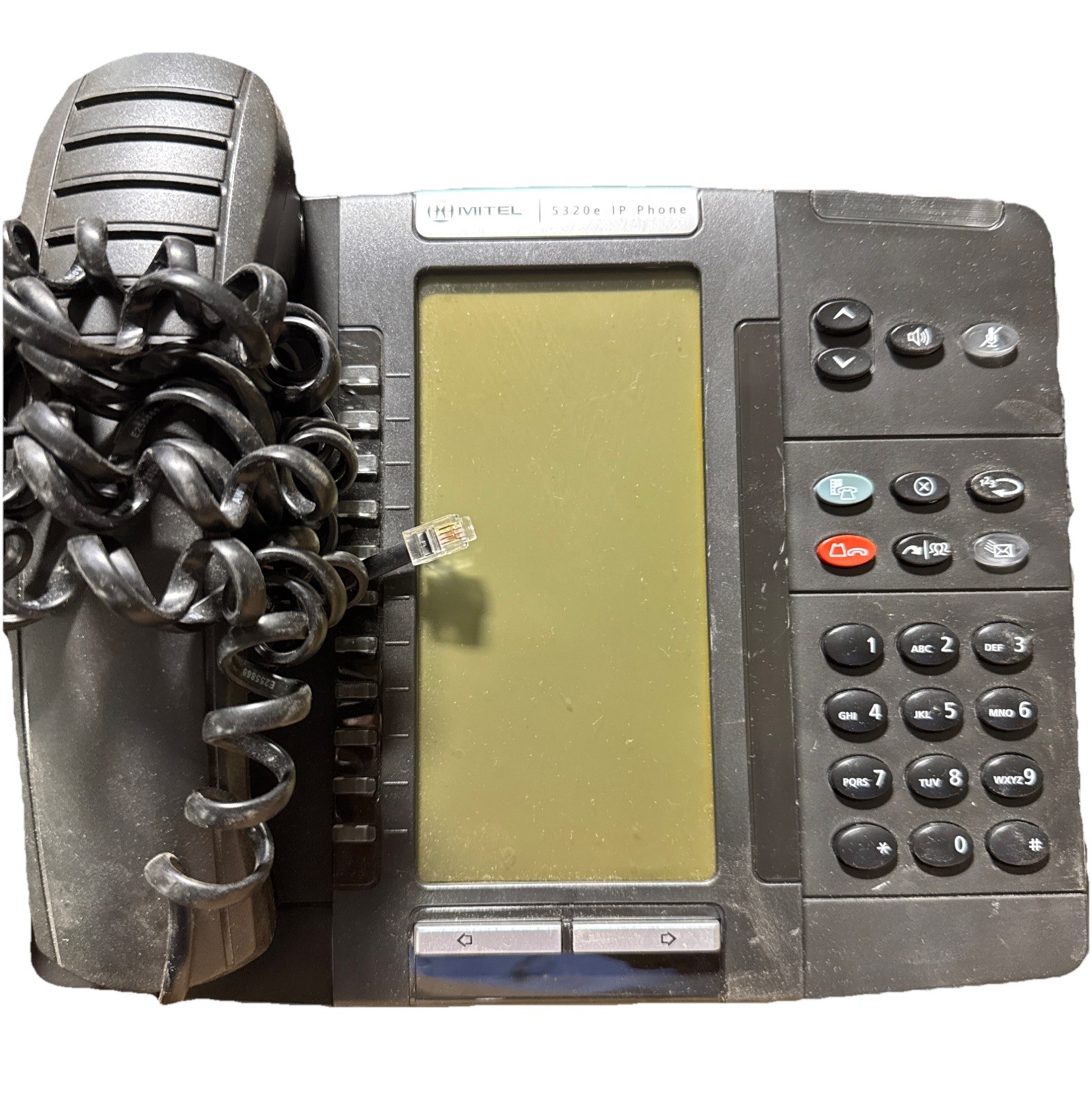 Mitel 5320e 50006634 Black IP Business Phone Backlit