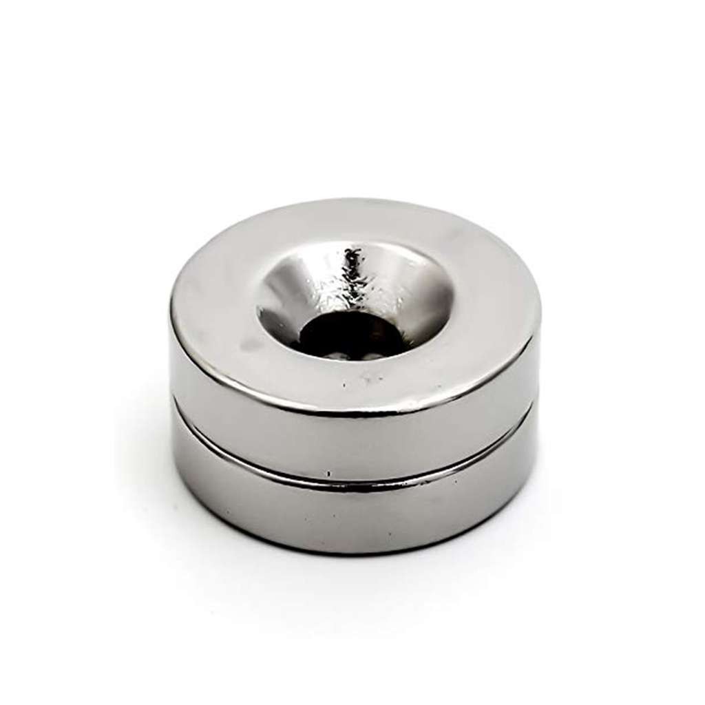 LOT Strong Countersunk Ring Magnets 20mm Diameter Rare Earth Neodymium Hole 5mm