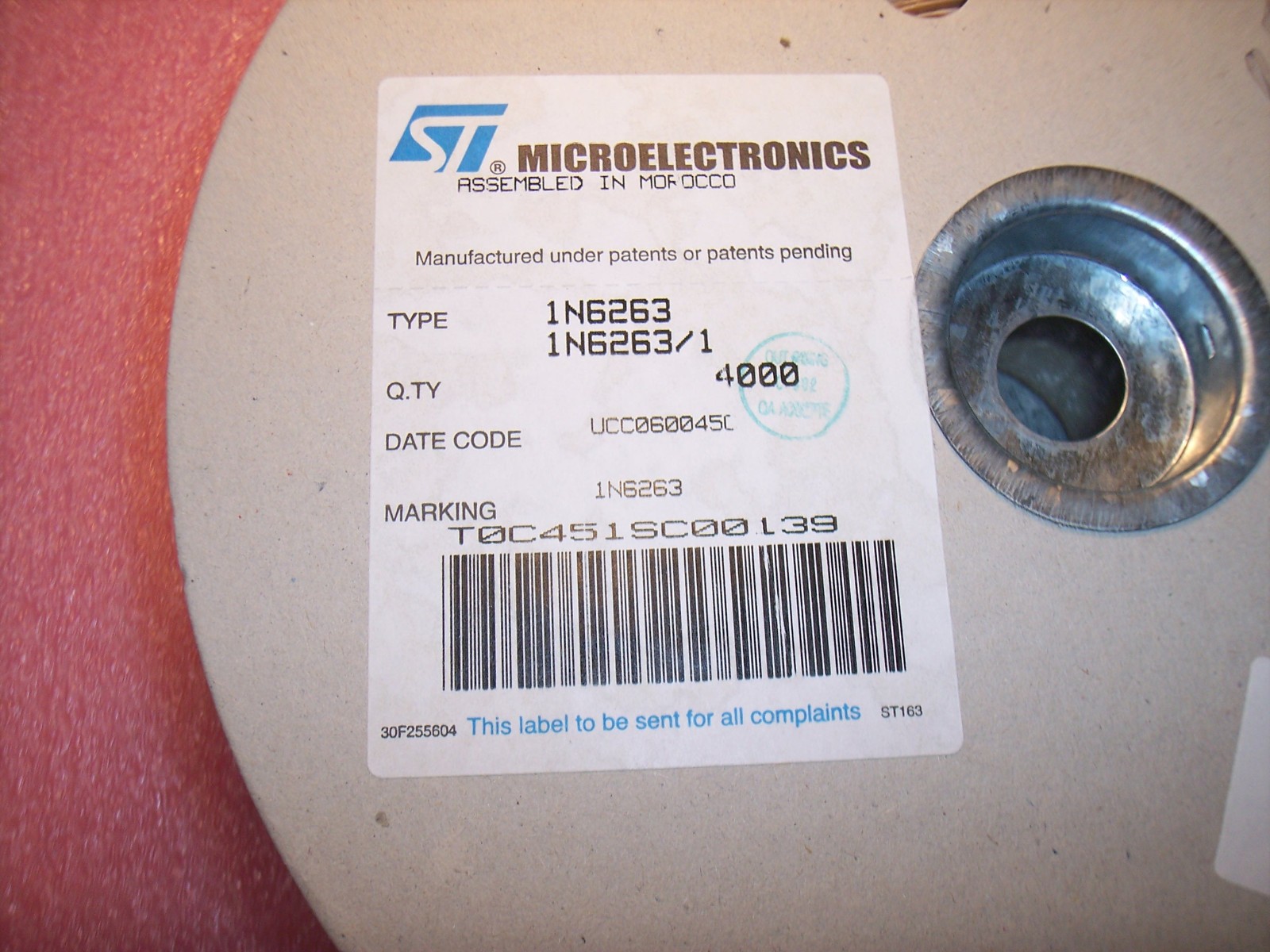 QTY (100) 1N6263 ST MICRO DO-35 60V 15mA SMALL SIGNAL SCHOTTKY DIODES