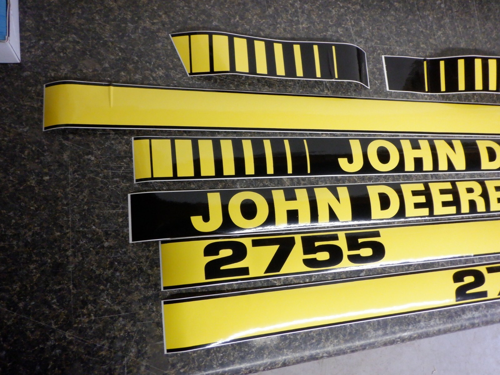JOHN DEERE 2755 TRACTOR DECALS. HOOD & NUMBERS ONLY. SEE DETAILS & PICTURES