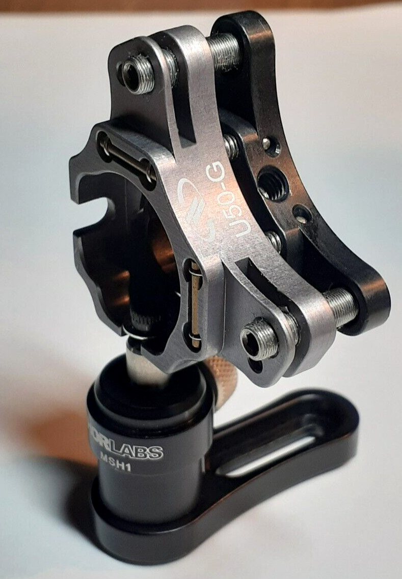 Newport U50-G 1/2″ Inch Optic, Mirror, Lens Gimble Mount with Thorlabs MSH1 Base