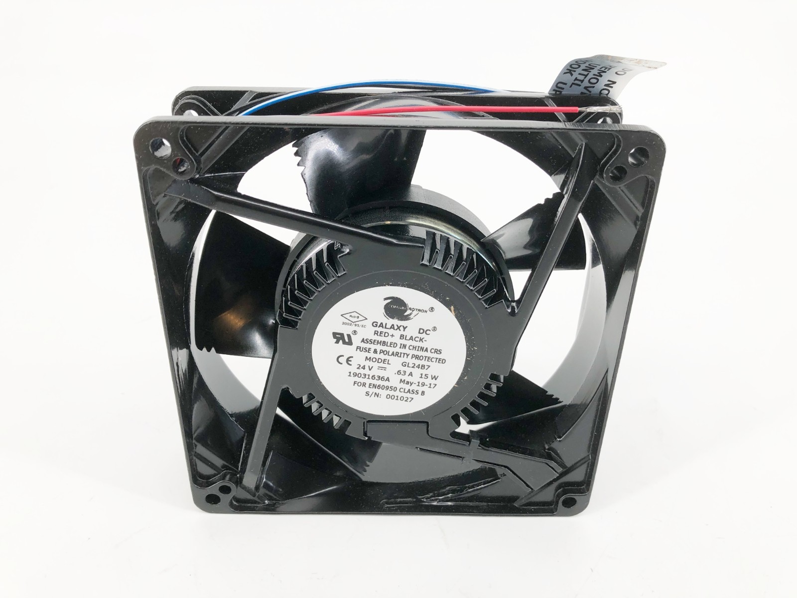 New Comair Rotron GL24B7 Cooling Fan 24VDC 127x127x38mm 19031636A