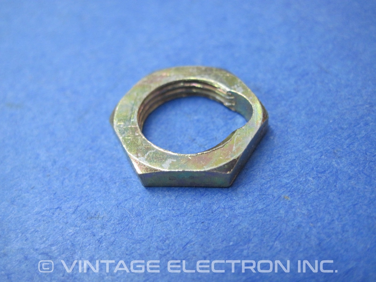 (2) – 1/2″-20 THIN Hex Nuts (w/Notch, Lock) – Zinc Steel ($1.90/lot) – 0.13″ THK