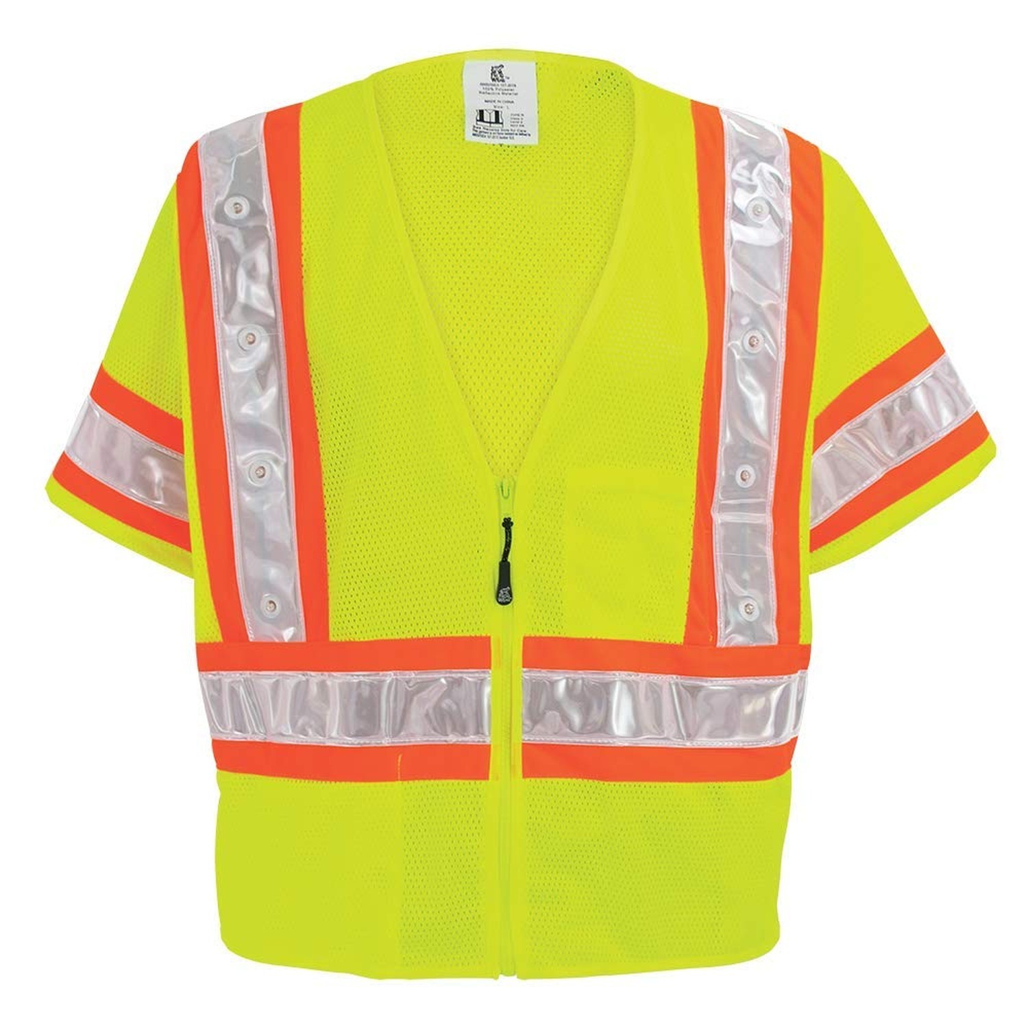 Global Glove unisex-adult Led Safety Vest 3X-Large Hi-vis Yellow