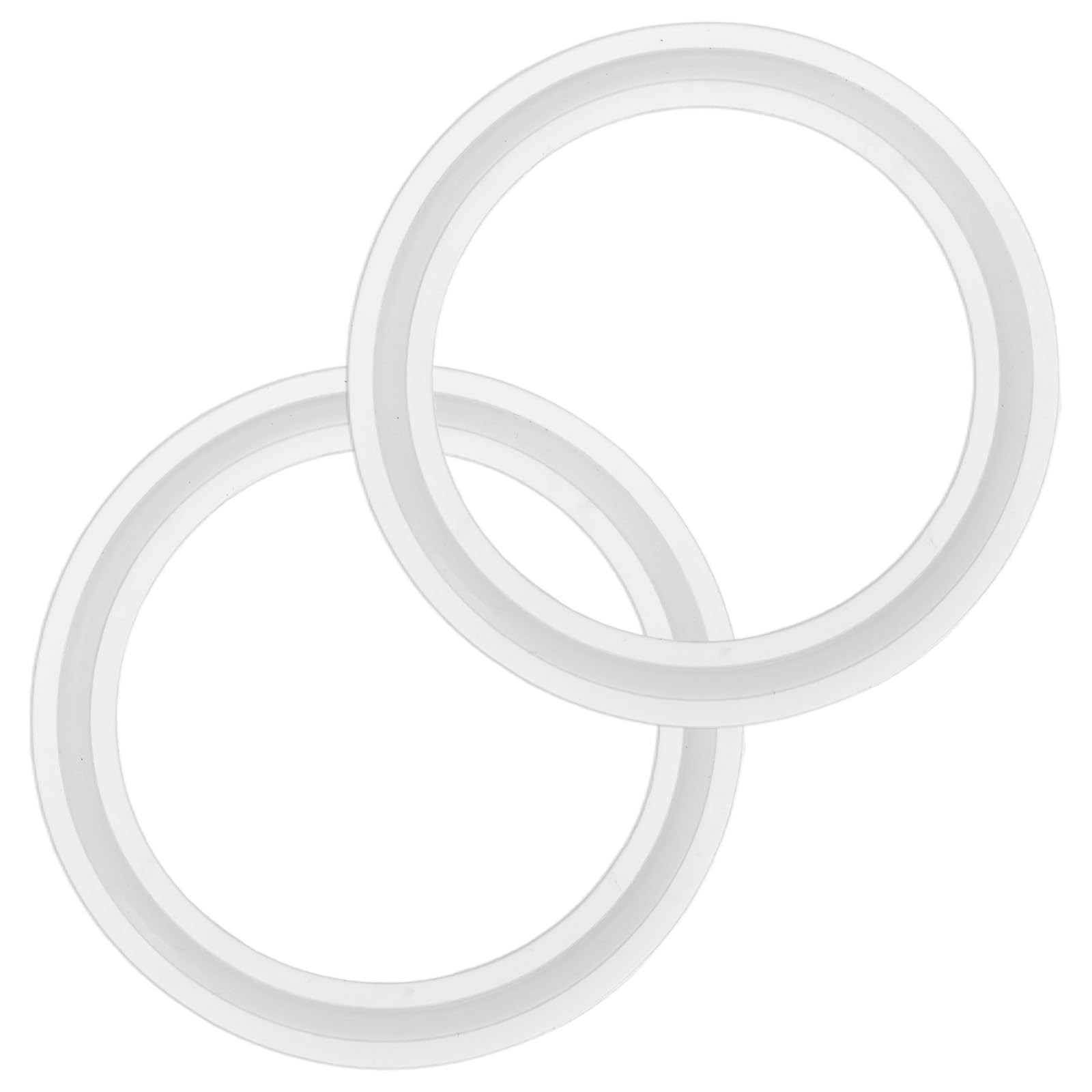 2-Pack Silicone O-Rings Gasket 1.9 In/48mm Tri-Clover O-Rings Seal Gasket Fit…