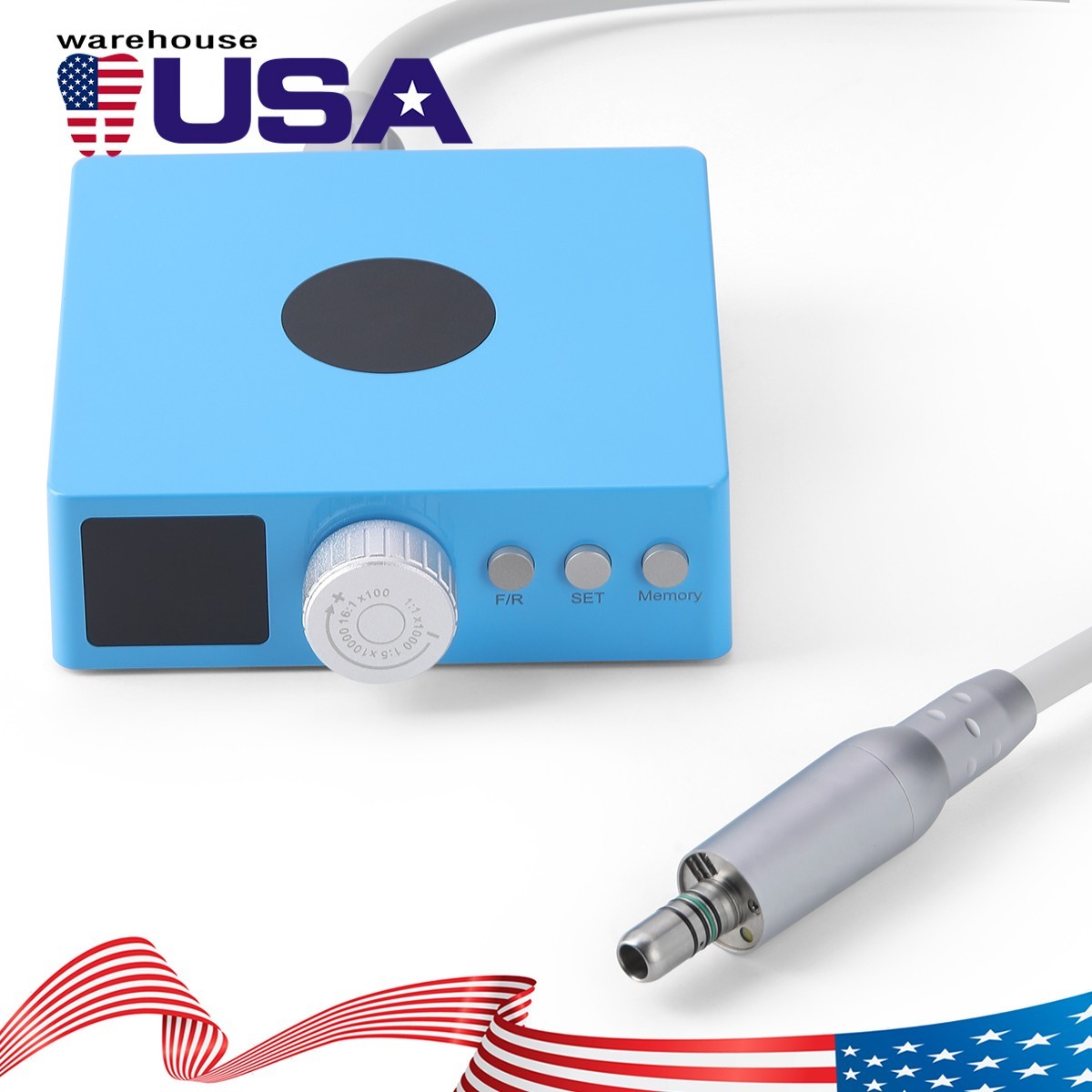 Dental Electric Micro Motor Brushless LED Micromotor 4 Hole 1:1 1:5 16:1 Modes