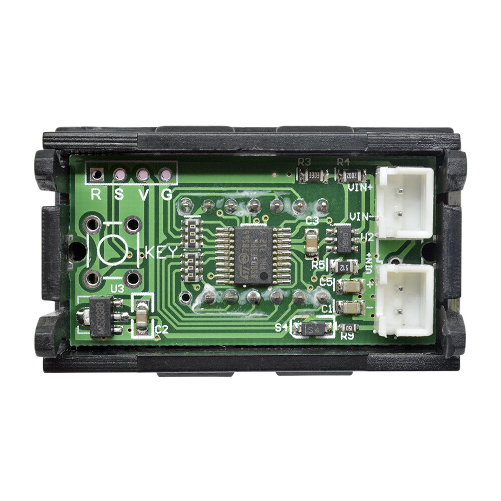 Green LED 5 Digit DC 0-4.3000-33.000V Digital Voltmeter Voltage Meter Car Panel