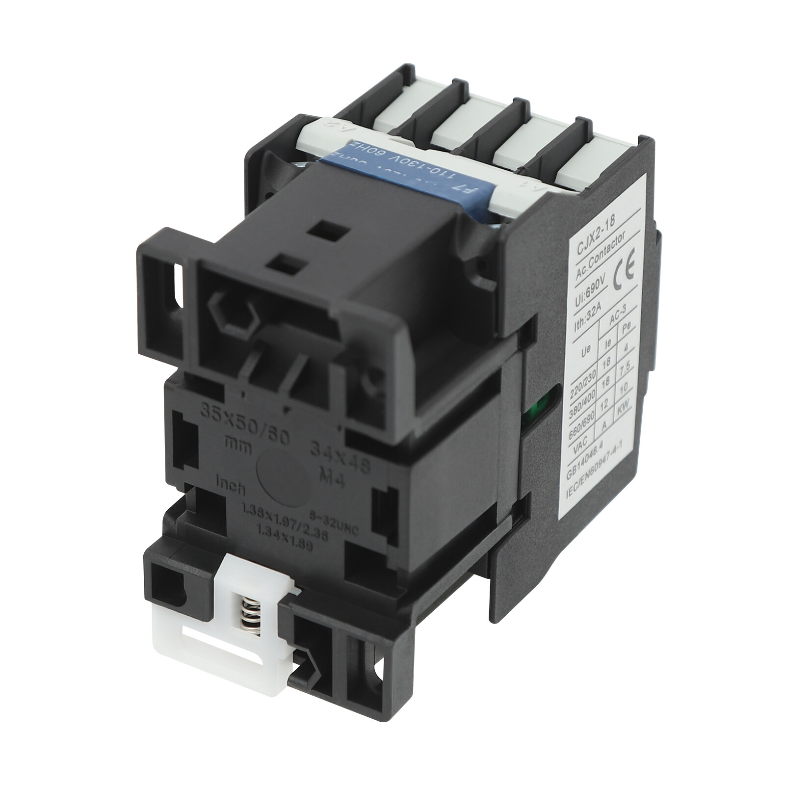 CJX2-1810 Power Contactor Starter Relay Power Contactor Motor 50/60hz 110V