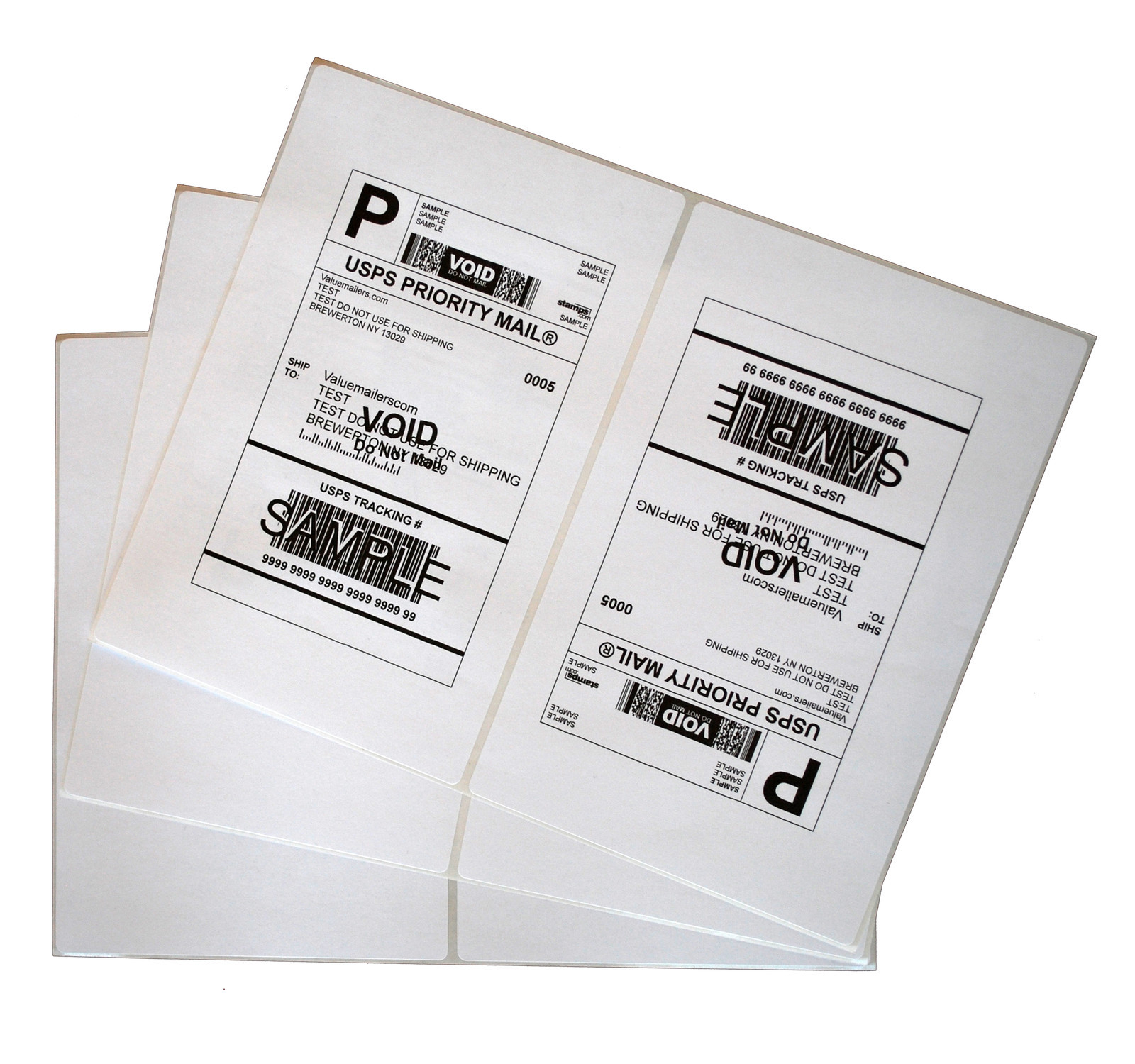 Labels 8.5×5.5 500 Shipping 8.5×5.5 Half-Sheet Self Adhesive VM Brand Labels