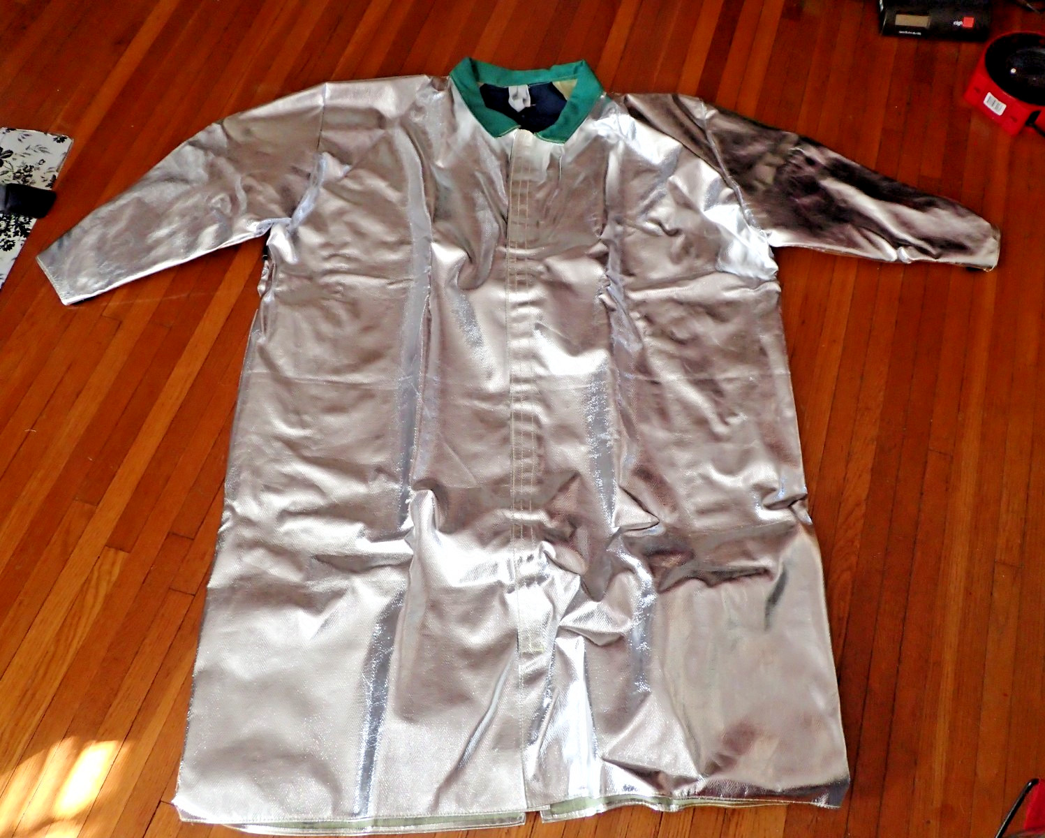 NEW STEEL GRIP INC. FIRE COAT 5X Heat Resistant Safety Aluminized Protective