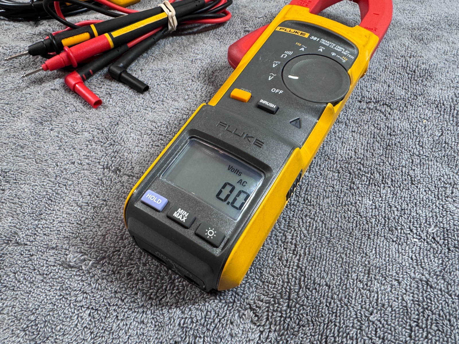 FLUKE 381 True RMS AC/DC Clamp Meter Remote Display with iFlex i2500-18