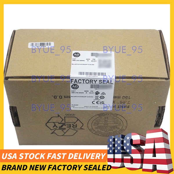 New Allen-Bradley 2080-L70E-24AWB with 12-Month Manufacturer Warranty