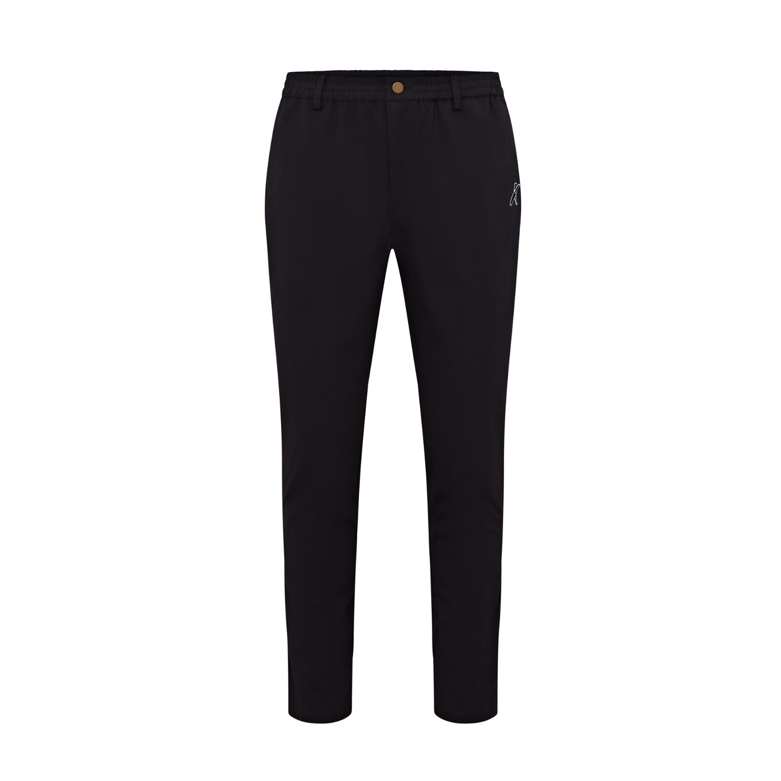 The Vocal Chef Company, Tapered, Fitted Chef Trousers, Slim Leg, Black.
