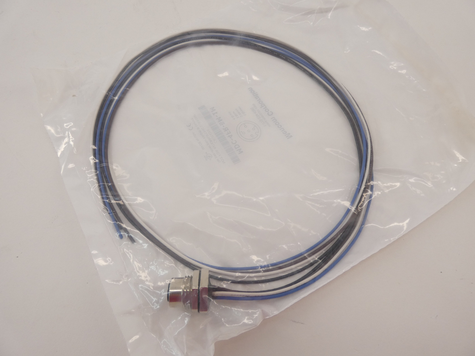 Mencom MDC-4FR-BM-1M Female Receptacle 4P – NEW Surplus!