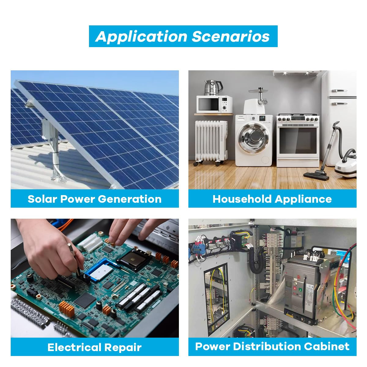 AC 80-260V 100A Multi-Function Power Monitor LCD Digital Display Voltage Current