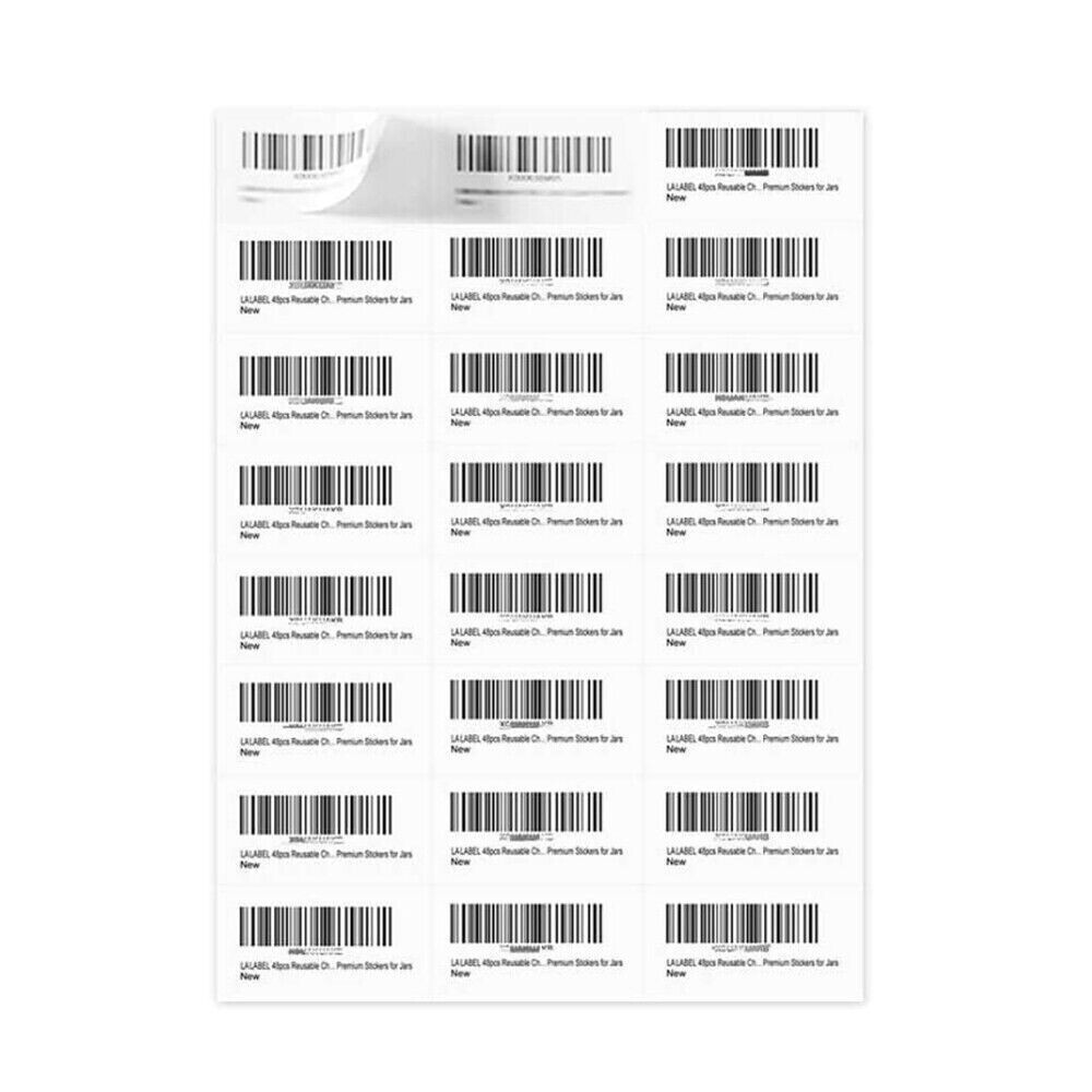 30/sheet 1″ x 2 5/8″ Address Mailing Labels Sheet FBA SKU Labels 30 UP Adhesive